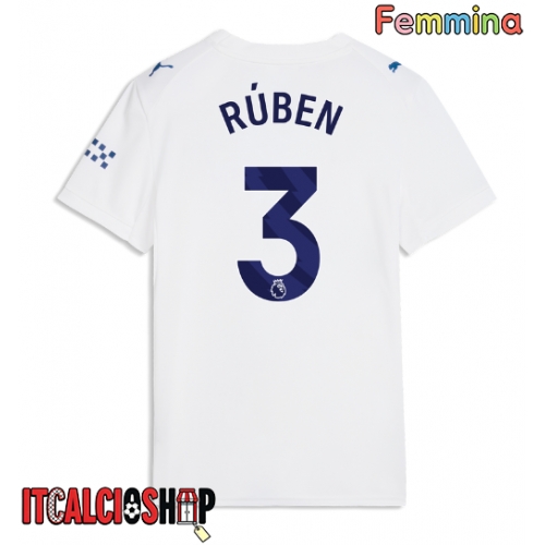 Manchester City Ruben Dias #3 Terza Maglia Femmina 2026-27 Manica Corta